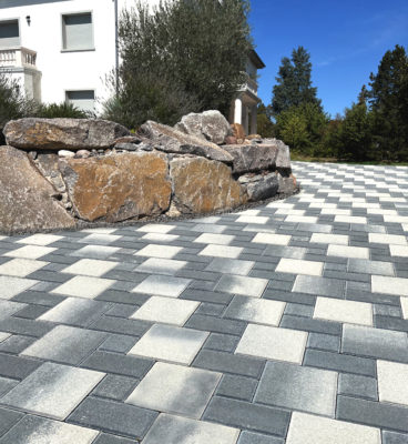 image de Pflaster Klassik geflammt schwarz/weiss