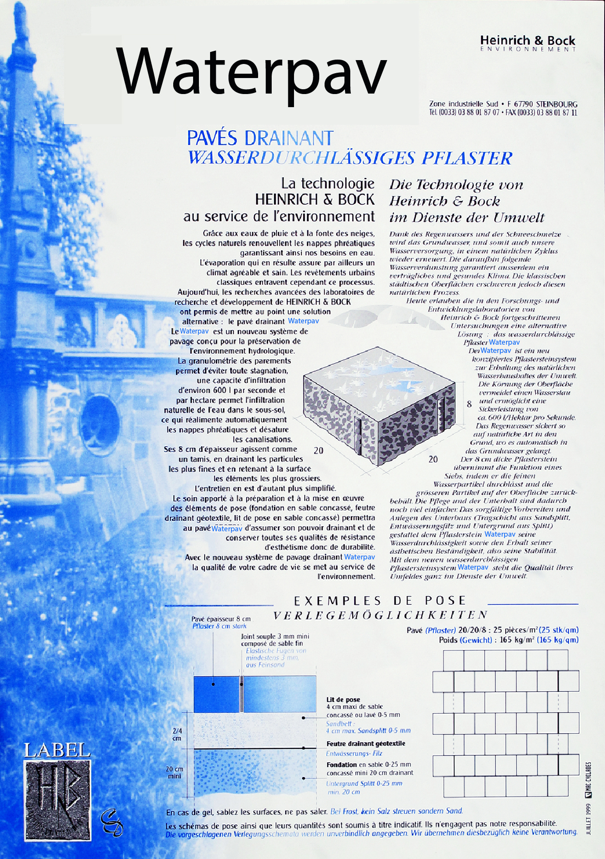 Image de Wasserdurchlässiges Pflaster WATERPAV